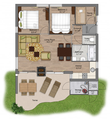 Plattegrond LPE comfort 4 (margriet)