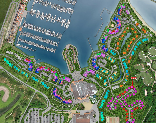Plan Port Zélande