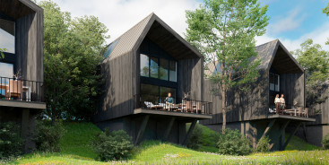 Neubau cottages CP Park Eifel | Typ Robin